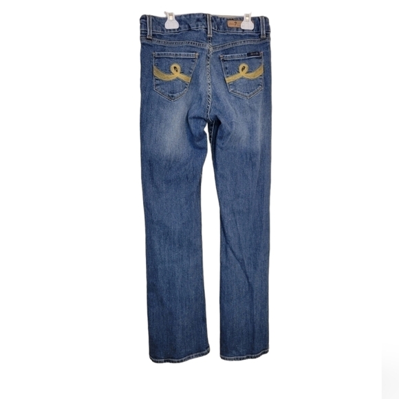 Seven7 Boot Cut 98% Cotton 2% Spandex Denim Jeans Size 4 - Picture 2 of 6